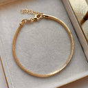 *Armbånd firkantet strik sølv fg. 17+2 cm
