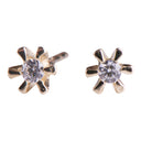 8kt. guldørestikker m/cz 3mm