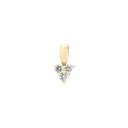 Vedh. trekant med LG dia. 0,15CT TW.VS 333