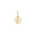 Vedh. hjer. massivt LG dia. 0,015CT TW.VS 8 karat guld