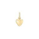 Vedh. hjerte massivt 7x6,5mm 8 karat guld