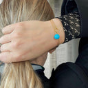 Armbånd with Turquoise - Sølv