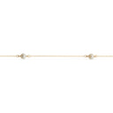 Collier m. fkp. 8 kt.