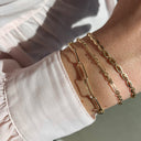 Armbånd links 18,5cm 8 kt