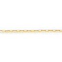 Armbånd links+ærtekæde 17+2 cm. 8kt.