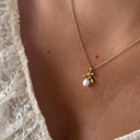 FLOREA Vedhæng with pearl - Sølv