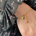 Heart small til armring - Sølv