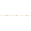 Armbånd kugler 17+2cm  8 kt.