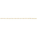 Halskæde twisted 42+3 cm 8 kt.