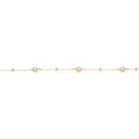 Halskæde poletter 42+3cm 8 kt.
