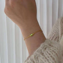 Square Armbånd with Sky blue Topaz - Sølv