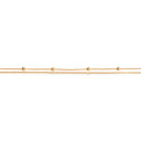Halskæde db. rk. kugler sølv fg. 60/70 cm