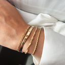 Armbånd singapore sølv fg. 17+2 cm