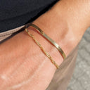 Armbånd singapore sølv fg. 17+2 cm