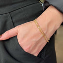 Armbånd singapore sølv fg. 17+2 cm