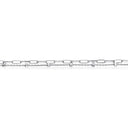 Halskæde long links/kuglekæde sølv rh. 42+5cm