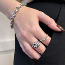 Armbånd chunky links sølv rh. 18,5+1,5cm