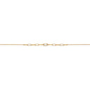 Halskæde links cubic zir. sølv fg. 42+3cm