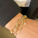 Armbånd sølv fg. 18+3 cm