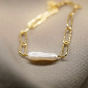 Armbånd links/barok fkp. sølv fg. 17,5+2 cm