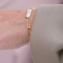 Armbånd links/barok fkp. sølv fg. 17,5+2 cm