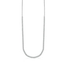 SoHo halskæde cubic zir. sølv rh. 42+3cm