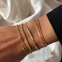 Armbånd kugler sølv fg. 17+2cm