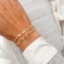 SoHo armbånd sølv cubic zir. fg. 17+2 cm