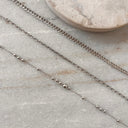 Armbånd panzer sølv rh. 17+2 cm