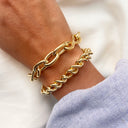 Armbånd sølv fg 17,5+2,5 cm