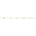 SoHo halskæde multicolor cubic zir sølv fg 42+3cm