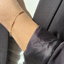Armbånd kugler sølv fg. 17 + 2 cm