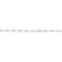 Halskæde dråber sølv rh. 42+3 cm
