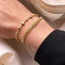 Armbånd poletter sølv fg. 17+2 cm