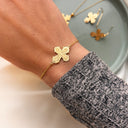 Armbånd Dagmarkors 18 x 16 mm sølv fg. 17+2 cm