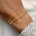 Armbånd db. række rustikke links sølv fg. 17+2 cm