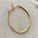 Armbånd square snakechain sølv fg. 17+3 cm