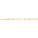 Armbånd db. række kugler sølv fg. 17+2 cm