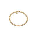 Carlo Bracelet Small Goldplated Silver