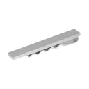 Rustfri stål slipseholder børstet, 60mm
