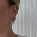 Skytsengel ørering - Sølv