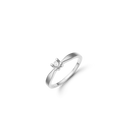 14Kt Hv.D.Ring 1X0,15Ct Wsi 4/G