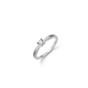 14Kt Hv.D.Ring 1X0,20Ct Wsi 4/G