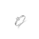14Kt Hv.D.Ring 1X0,15Ct Wsi