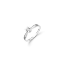 14Kt Hv.D.Ring 1X0,20Ct Wsi