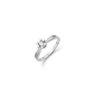14Kt Hv.D.Ring 1X0,35Ct Wsi