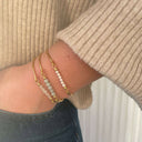 Burma Jade top til armring - Sølv