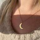MOON Vedhæng small - Sølv