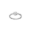 Clover ring Sølv