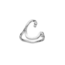C Alphabet Ring - Sølv